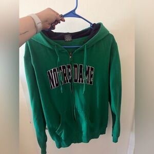 Notre Dame Zipped Hoodie